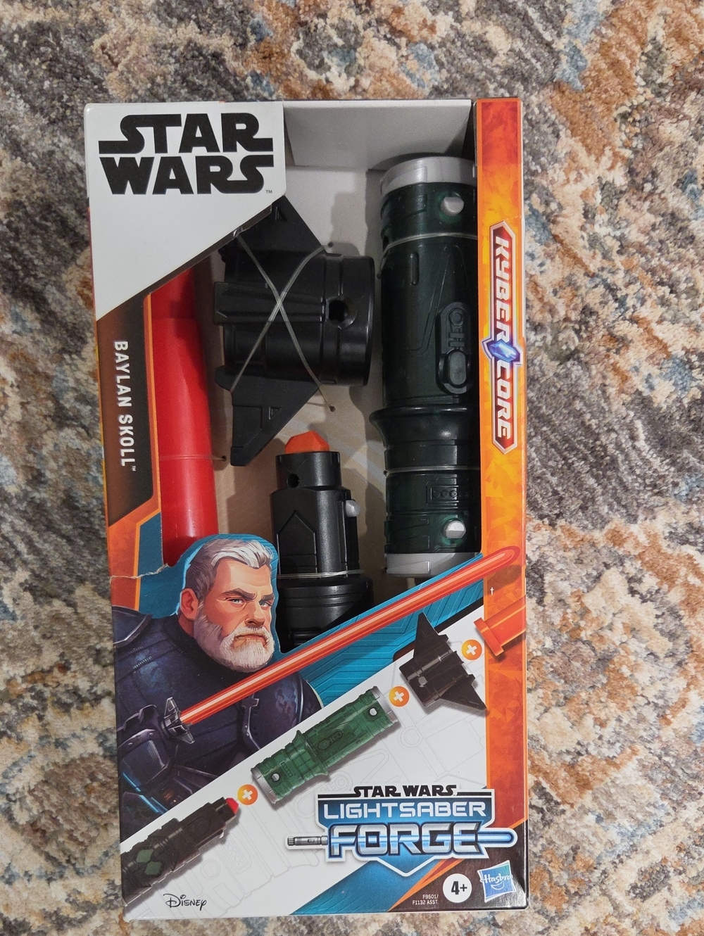 Hasbro Star Wars Lightsaber Forge Baylan Skoll Set - Green, Red, Black